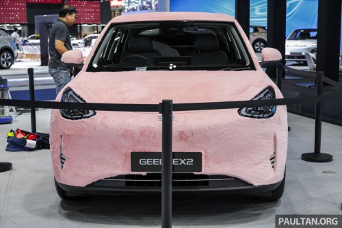 Geely EX2 bodykit shown in Thailand – the Proton eMas 5 EV twin gets dressed up in various styles