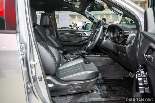 Isuzu D-Max EV, mild-hybrid variants  – no confirmed plans for Malaysia; focus to remain on diesel models