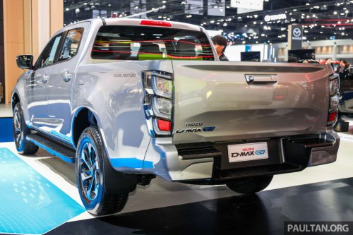2026 Isuzu D-Max EV on display in Bangkok – 190 PS, 350 Nm, up to 263 km WLTP; CKD; priced at RM192k