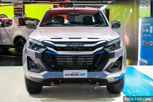 2026 Isuzu D-Max EV on display in Bangkok – 190 PS, 350 Nm, up to 263 km WLTP; CKD; priced at RM192k