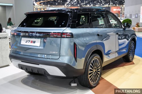 2026 Jaecoo J7 PHEV in Thailand – new wheels, brown interior option; CKD Malaysia, coming here soon?
