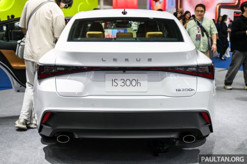 2026 Lexus IS facelift launched in Thailand – third update, refreshed cabin/tech, IS 300h from RM339k