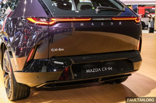 Mazda CX-6e previewed in Thailand – brand’s second Deepal-based EV; 484 km WLTP; Tesla Model Y rival