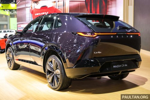 Mazda, Tesla, Tesla Model Y, Mazda CX-6e previewed in Thailand – brand’s second Deepal-based EV; 484 km WLTP; Tesla Model Y rival