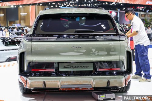 Porsche Cayenne Electric in Bangkok – EV SUV in base, S and Turbo variants; from RM835k in Thailand