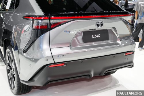 2026 Toyota bZ4X facelift in Bangkok – two variants, up to 525 km WLTP; from RM185k in Thailand
