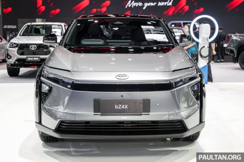 2026 Toyota bZ4X facelift in Bangkok – two variants, up to 525 km WLTP; from RM185k in Thailand