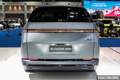2026 Xpeng X9 EV facelift in Thailand – REEV looks, new 537 PS AWD, 615 km WLTP range, 542 kW DCFC