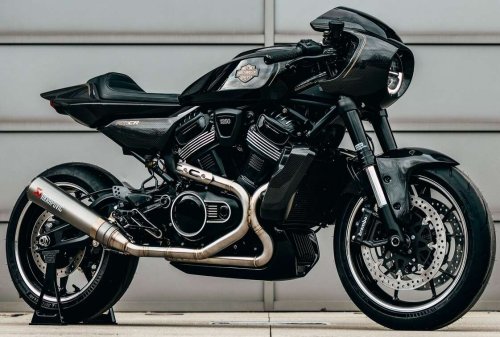 Harley-Davidson shows carbon-fibre RMCR Concept
