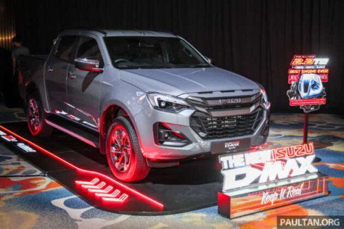 2026 Isuzu D-Max in Malaysia – 2.2L turbodiesel, 8-speed auto, updated styling; RM103k-RM163k OTR