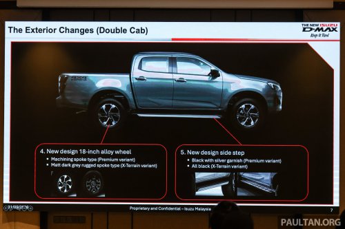 2026 Isuzu D-Max in Malaysia – 2.2L turbodiesel, 8-speed auto, updated styling; RM103k-RM163k OTR