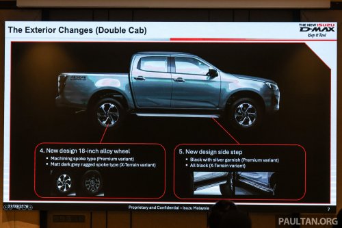 2026 Isuzu D-Max in Malaysia – 2.2L turbodiesel, 8-speed auto, updated styling; RM103k-RM163k OTR