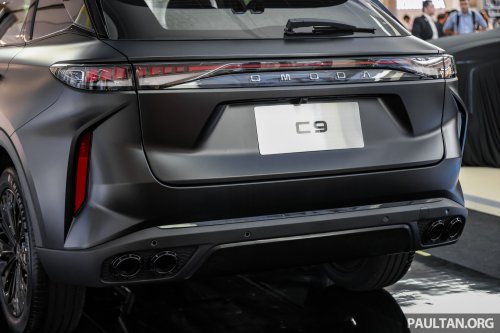 Omoda C9 Matte Black Limited Edition in Malaysia – limited units, deliveries have begun, RM191,800