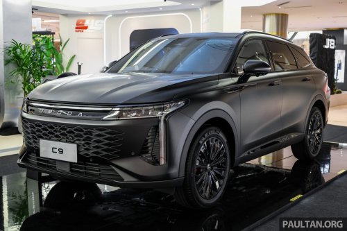 Omoda, Omoda C9 Matte Black Limited Edition in Malaysia – limited units, deliveries have begun, RM191,800