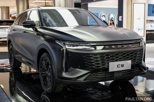Omoda, Omoda C9 Matte Black Limited Edition in Malaysia – limited units, deliveries have begun, RM191,800
