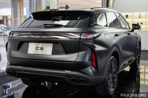 Omoda C9 Matte Black Limited Edition in Malaysia – limited units, deliveries have begun, RM191,800