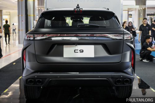 Omoda C9 Matte Black Limited Edition in Malaysia – limited units, deliveries have begun, RM191,800