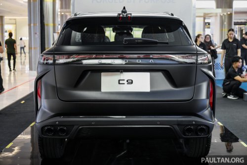 Omoda C9 Matte Black Limited Edition in Malaysia – limited units, deliveries have begun, RM191,800