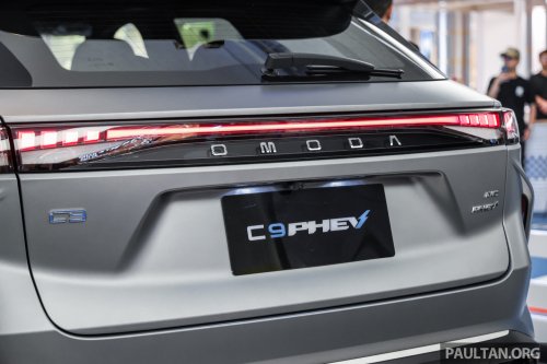 Omoda C9 PHEV launched in Malaysia – 1.5T petrol, 537 PS/650 Nm PHEV, 145 km EV range WLTP; RM209k