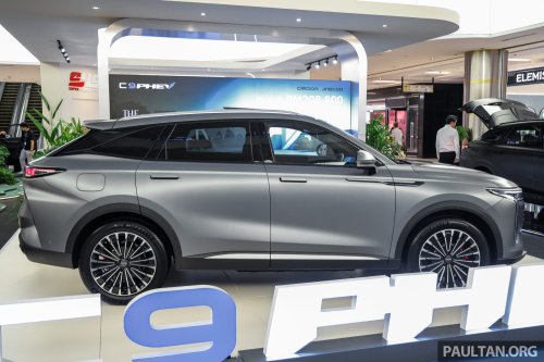 Omoda, PHEV, Omoda C9 PHEV launched in Malaysia – 1.5T petrol, 537 PS/650 Nm PHEV, 145 km EV range WLTP; RM209k