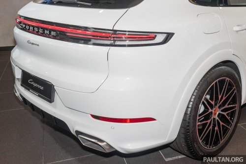 2026 Porsche Cayenne, Cayenne S E-Hybrid Coupé in Malaysia: 21-inch wheels now, RM609k and RM739k