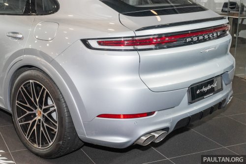 2026 Porsche Cayenne, Cayenne S E-Hybrid Coupé in Malaysia: 21-inch wheels now, RM609k and RM739k