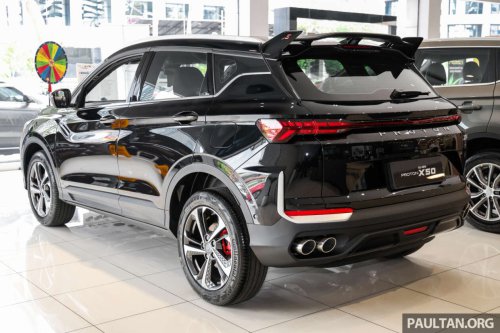 2026 Proton X50 Black Edition – Quartz Black, limited to 200 units, Flagship trim, RM7,000 Raya rebate