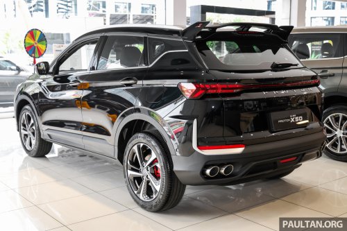 2026 Proton X50 Black Edition – Quartz Black, limited to 200 units, Flagship trim, RM7,000 Raya rebate