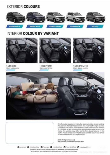 2026 Proton X90 MC brochure leaked – 181 PS/290 Nm 1.5L turbo i-GT 4-cyl from X50, X70, S70; three variants