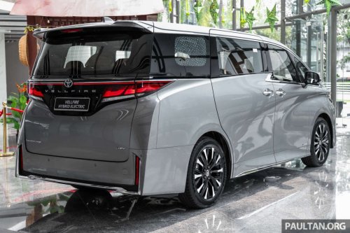 Toyota, 2026 Toyota Vellfire Hybrid in Malaysia – full gallery of petrol-electric MPV with 250 PS, Alphard kit, RM550k