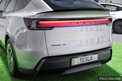 Tesla Model Y L launched in Malaysia – stretched 6-seater, 681 km WLTP, adaptive sus, from RM260k est