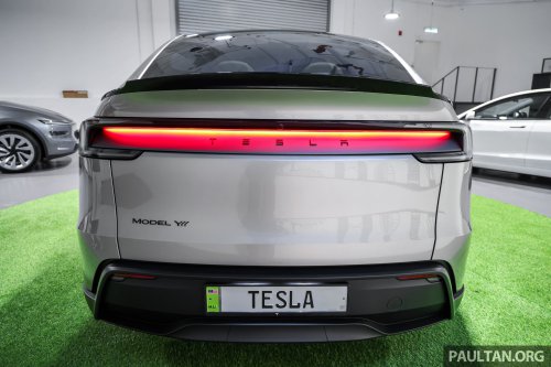Tesla Model Y L launched in Malaysia – stretched 6-seater, 681 km WLTP, adaptive sus, from RM260k est