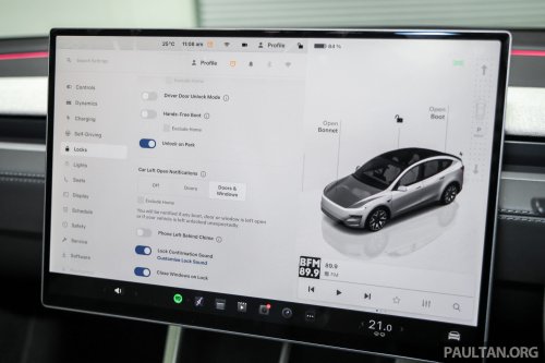 Tesla Model Y L previewed in Malaysia – stretched 6-seater, 681 km WLTP, adaptive damping, launch Apr 1