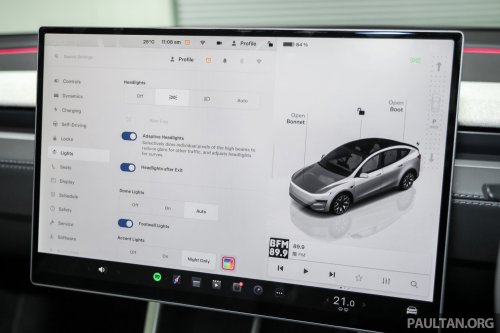 Tesla Model Y L launched in Malaysia – stretched 6-seater, 681 km WLTP, adaptive sus, from RM260k est