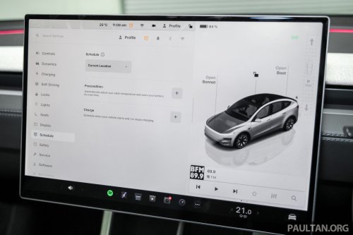 Tesla Model Y L launched in Malaysia – stretched 6-seater, 681 km WLTP, adaptive sus, from RM260k est