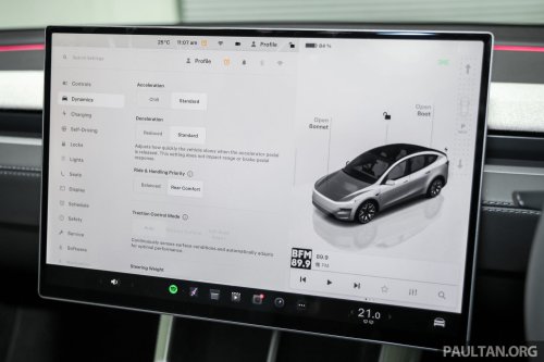 Tesla Model Y L launched in Malaysia – stretched 6-seater, 681 km WLTP, adaptive sus, from RM260k est
