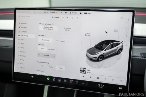 Tesla Model Y L launched in Malaysia – stretched 6-seater, 681 km WLTP, adaptive sus, from RM260k est