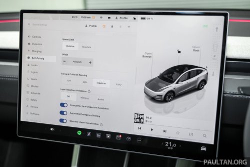 Tesla Model Y L launched in Malaysia – stretched 6-seater, 681 km WLTP, adaptive sus, from RM260k est
