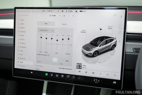 Tesla Model Y L previewed in Malaysia – stretched 6-seater, 681 km WLTP, adaptive damping, launch Apr 1