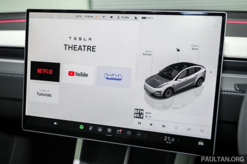 Tesla Model Y L launched in Malaysia – stretched 6-seater, 681 km WLTP, adaptive sus, from RM260k est