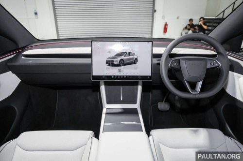 Tesla Model Y L launched in Malaysia – stretched 6-seater, 681 km WLTP, adaptive sus, from RM260k est