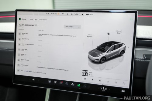 Tesla Model Y L launched in Malaysia – stretched 6-seater, 681 km WLTP, adaptive sus, from RM260k est