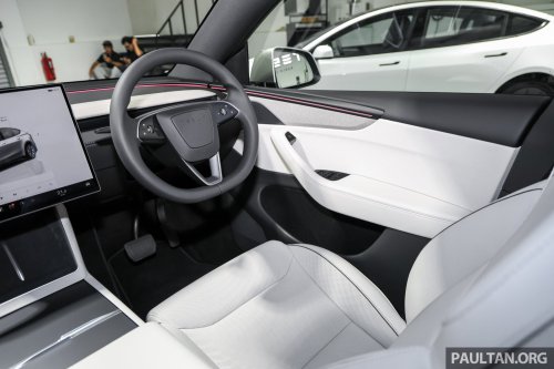 Tesla Model Y L launched in Malaysia – stretched 6-seater, 681 km WLTP, adaptive sus, from RM260k est