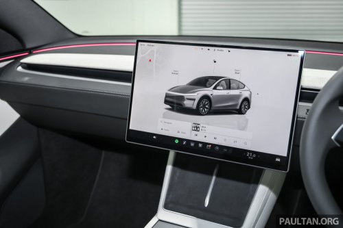 Tesla Model Y L launched in Malaysia – stretched 6-seater, 681 km WLTP, adaptive sus, from RM260k est