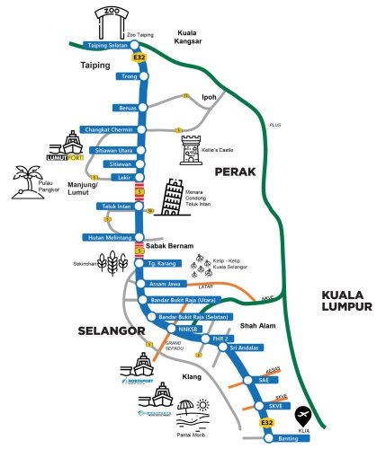 West Coast Expressway – toll collection started for Section 2 stretch from SKVE to KESAS from June 13