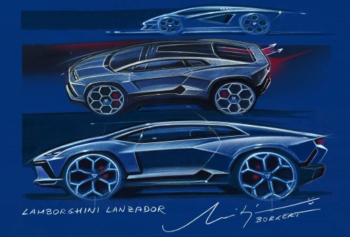 Lamborghini Lanzador EV cancelled – tall-riding battery-electric coupé to be replaced by plug-in hybrid