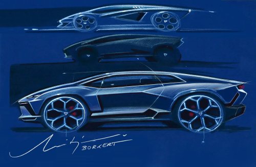 Lamborghini EV still in the works for debut after 2030, after production version of Lanzador in PHEV form