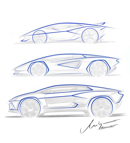 Lamborghini EV still in the works for debut after 2030, after production version of Lanzador in PHEV form