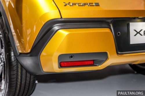 New Mitsubishi Xforce teaser shows Yamaha sound system, fabric-covered dash – open for booking in Feb
