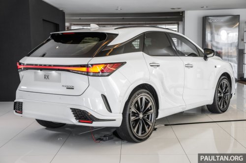 Lexus RX 500h F Sport Special Edition in Malaysia – RM512,888; 50 units only; exclusive design touches